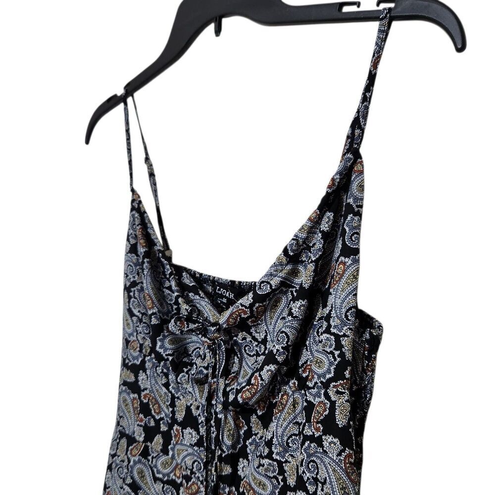 I Love Joah Mini Dress Size Medium Paisley Pattern Sleeveless Pockets.   New - Picture 5 of 12
